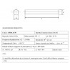 Tondino  in ferrite 10x160 mm ANRA 1170