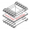 Rocchetto 32x32 Z/FG senza flangia intermedia