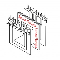 ROCCHETTO 20X20 Z/DG SENZA FLANGIA PINS INSERITI 2-4-6-9-10-12-13