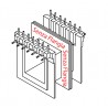 ROCCHETTO 20X20 Z/DG SENZA FLANGIA PINS INSERITI 2-4-6-9-10-12-13