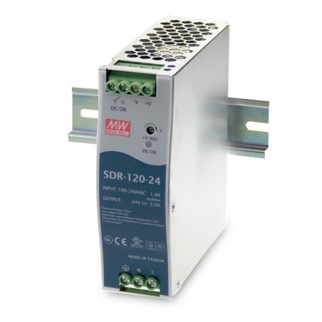 Alimentatore 120W SDR-120 per guida din