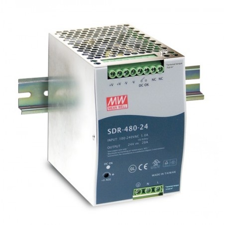 Alimentatore 480W SDR-480 per guida din