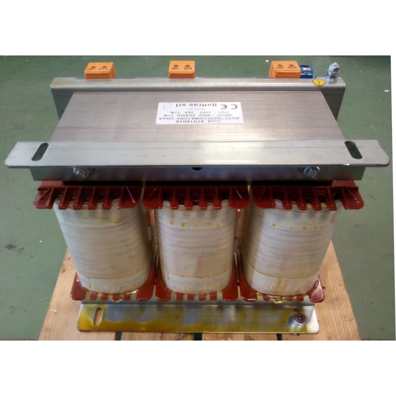 Autotrasformatore trifase 10KVA 480-208V