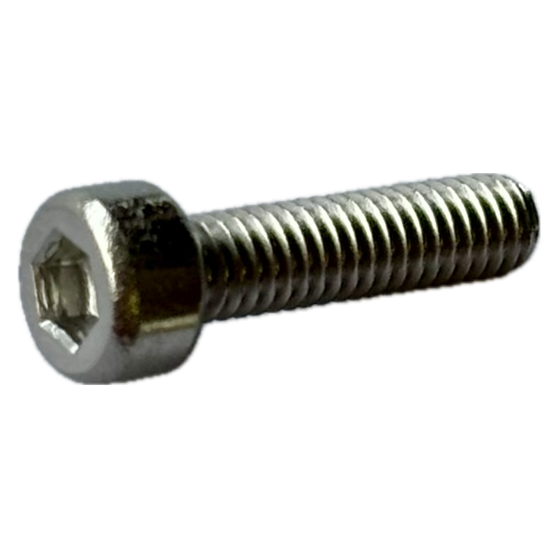 Vite M2.5x10mm testa a brugola acciaio INOX