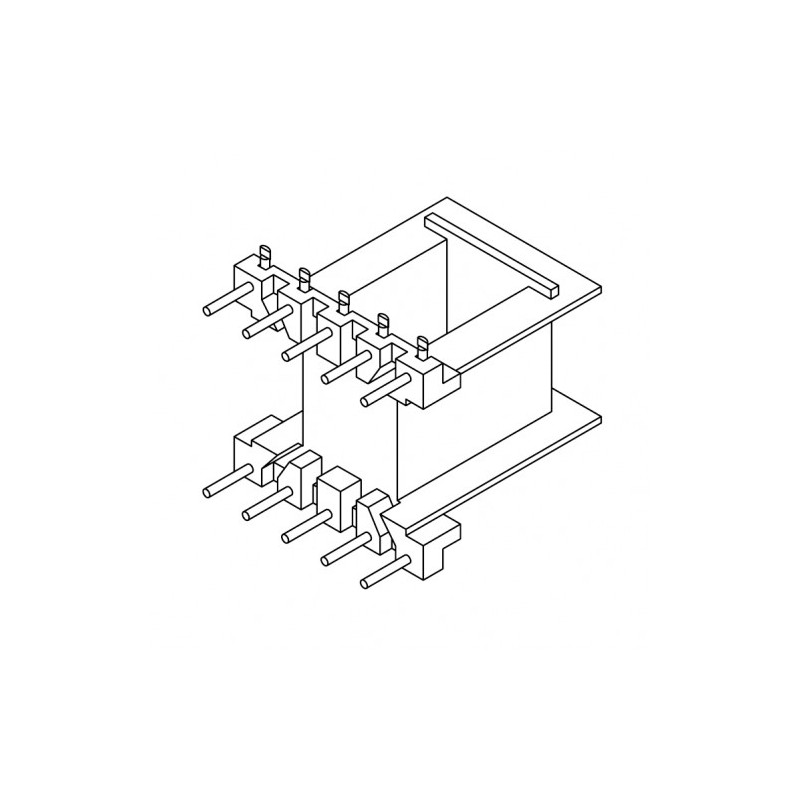ROCCHETTO 10X10 EI30 Z/D Y20 NO FLANGIA NO PINS
