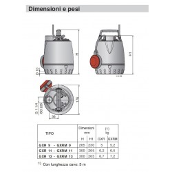 Pompa sommergibile GXRM 9 Calpeda