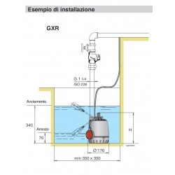 Pompa sommergibile GXRM 9 Calpeda