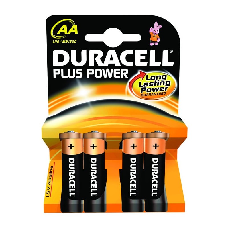 4 Batterie Stilo AA Duracell 1.5V