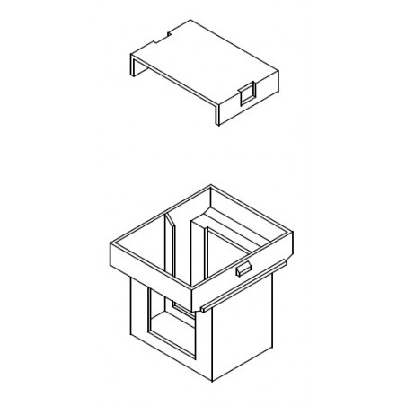 Guscio 13x20 EI40 Z6/DG Y25 completo di testata