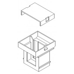 Guscio 10X18 EI33 Z6/DG completo di testata