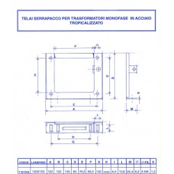 Telaio colonna 40 passante