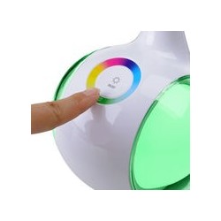 Lamapada led con base di colore cangiante